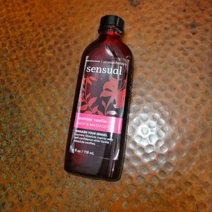 NEW Bath & Body Works Aromatherapy Sensual Jasmine Vanilla Bath & Massage Oil